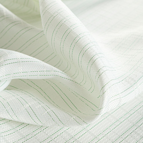 ZJG WODOODPORNY Tkanina dekoracyjna, szerokość 165cm, kolor 002 zielony lurex