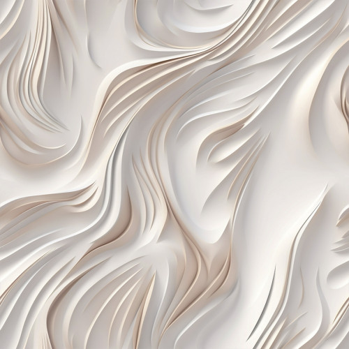 Wodoodporny materiał na zasłony i obrusy z nadrukiem w kolorze beżowo-karmelowym, szerokość 160 cm, Calm - sprzedawany na metry