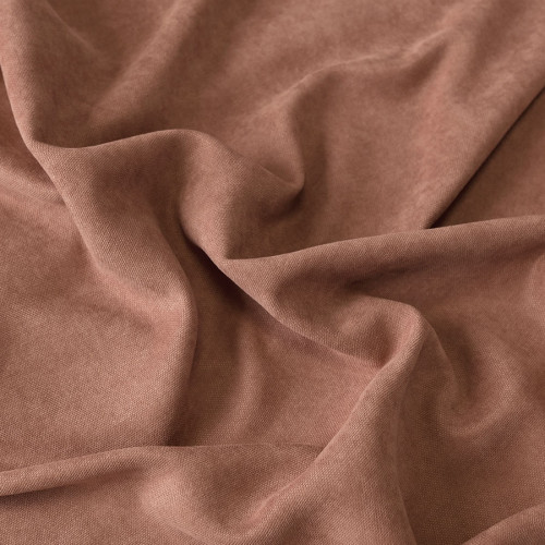 Tkanina zasłonowa Milas kolor 363 pastelowy chłodny ceglasty, wysokość 290 cm