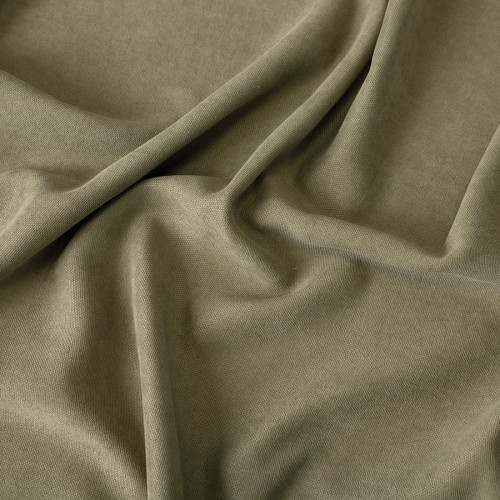 Welurowy materiał na zasłony, kolor ciemny szaro-zielony, wysokość 300 cm, Milas - sprzedawany na metry