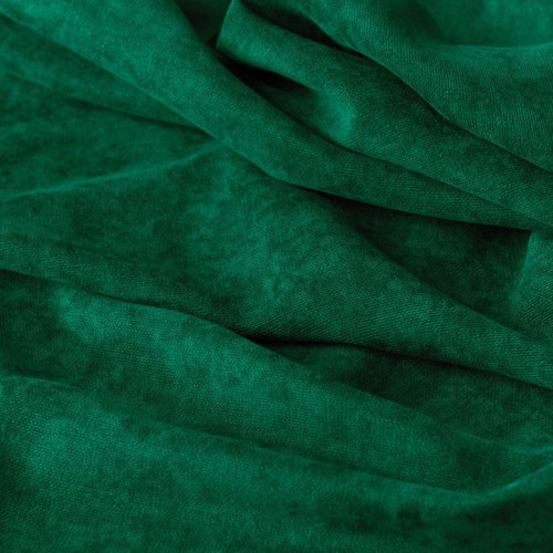 Welurowy materiał na zasłony, kolor szmaragdowy, wysokość 300 cm, Milas - sprzedawana na metry