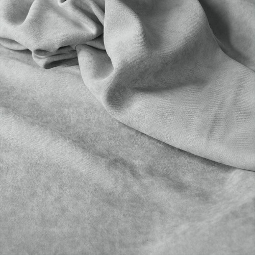 Welurowy materiał na zasłony, kolor chłodny szary, wysokość 300 cm, Milas - sprzedawana na metry