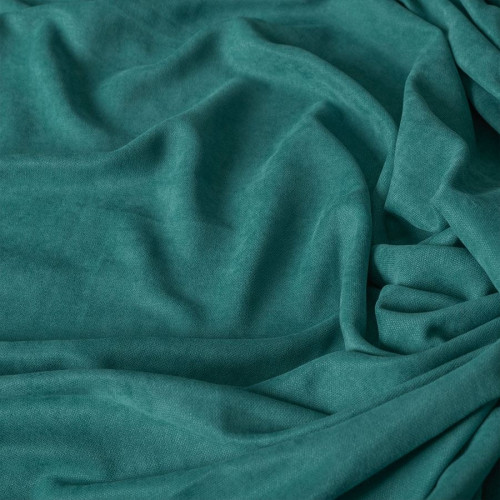 Welurowy materiał na zasłony, kolor turkusowy, wysokość 300 cm - sprzedawany na metry