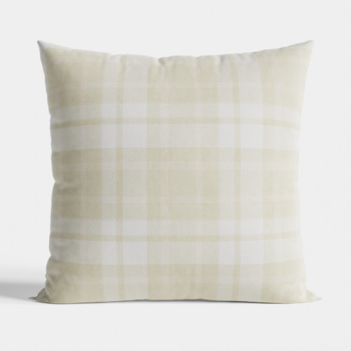 KRATKA Poszewka dekoracyjna MILAS, 45x45cm, kolor pastelowo oliwkowy