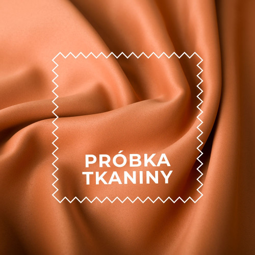 Próbka tkaniny DONA typu blackout kolor 035 pomarańczowy