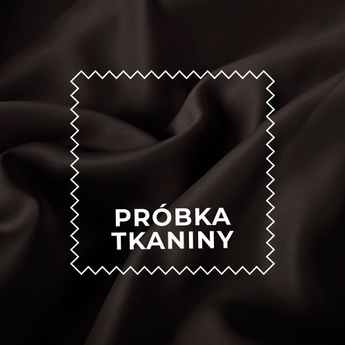Próbka tkaniny zaciemniającej 85% TD0015 typu blackout, kolor 840 chłodny brązowy