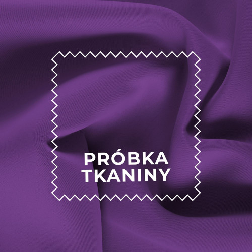 Próbka tkaniny DONA typu blackout kolor 844 jasny fioletowy
