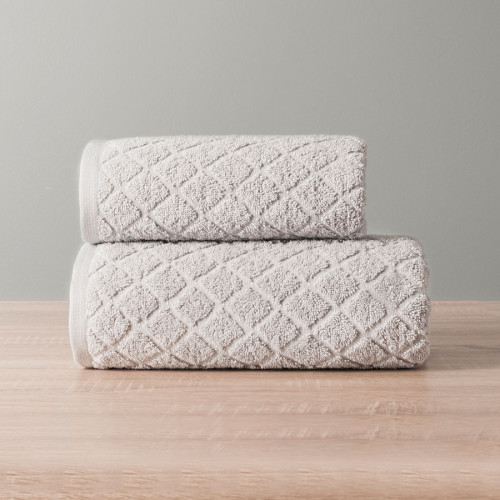 Szary ręcznik bawełniany Oliwier