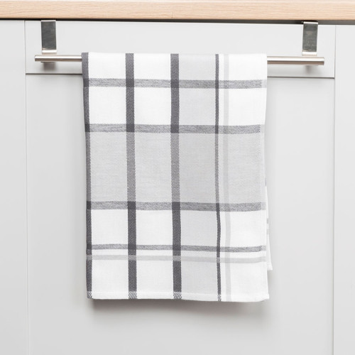 Bawełniana ścierka kuchenna, kolor szary, rozmiar 50x70 cm, Krati