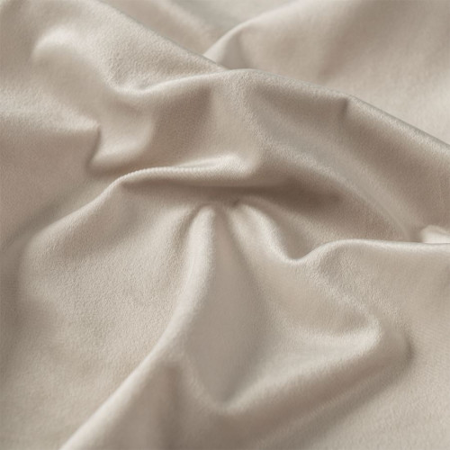 Welwetowy materiał na zasłony, kolor ciepły jasno-szary, wysokość 300 cm, Velvi - sprzedawany na metry