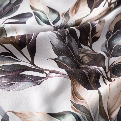 Tkanina zasłonowa welurowa, kolor beżowo-zielony, szerokość 150 cm, Samanta - sprzedawana  na metry