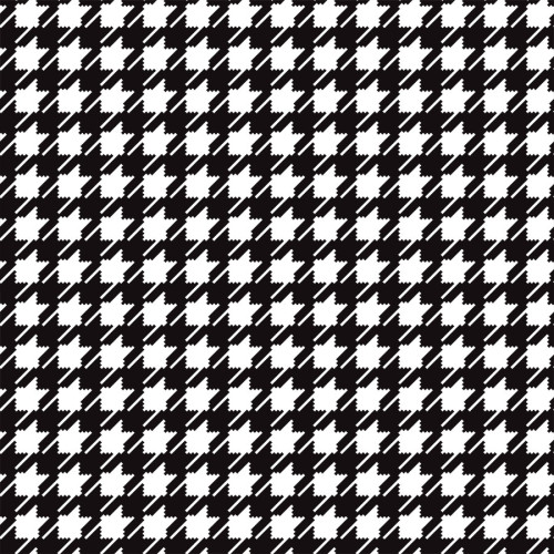 Tkanina zasłonowa zaciemniająca typu blackout Petit, szerokość 145 cm, z biało-czarnym nadrukiem - sprzedawana na metry