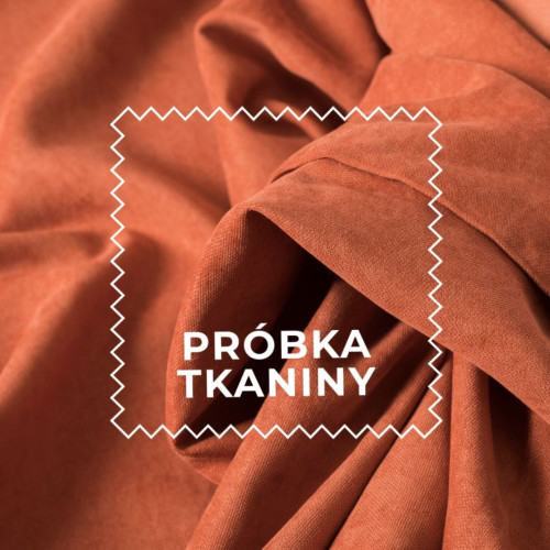 Próbka tkaniny Milas kolor 021 rdzawy rudy 