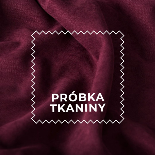 Próbka tkaniny Milas kolor 028 purpurowy