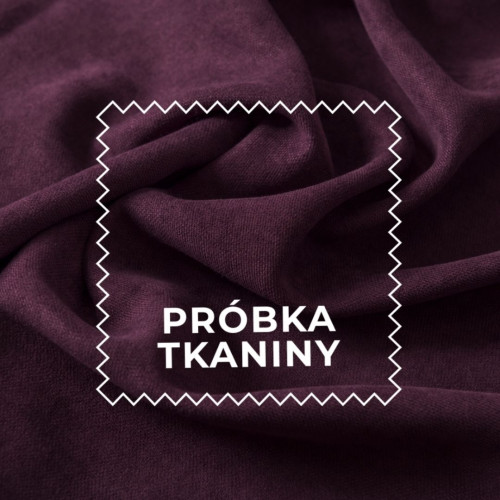 Próbka tkaniny Milas kolor 031 śliwkowy