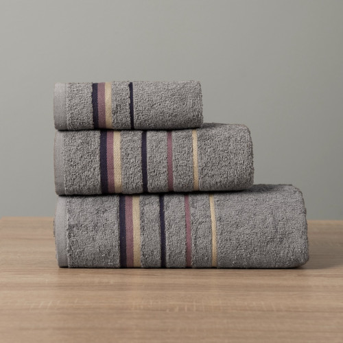 Ręcznik bawełniany w kolorze szarym Mars 