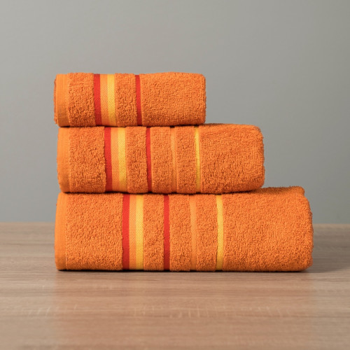 Ręcznik bawełniany w kolorze rudym Mars 