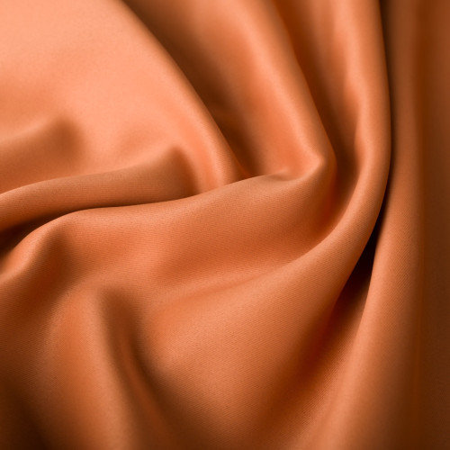 Zaciemniający materiał na zasłony typu blackout, wysokość 280 cm, kolor pomarańczowy - sprzedawany na metry