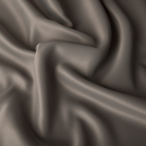 Zaciemniający materiał na zasłony typu blackout, wysokość 280 cm, kolor ciepły ciemny szary - sprzedawany na metry