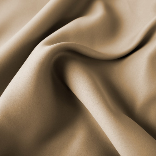 Zaciemniający materiał na zasłony typu blackout, wysokość 280 cm, kolor ciemny ciepły beżowy - sprzedawany na metry