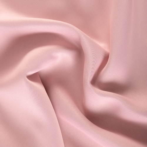Zaciemniający materiał na zasłony typu blackout, wysokość 280 cm, kolor pastelowy różowy - sprzedawany na metry