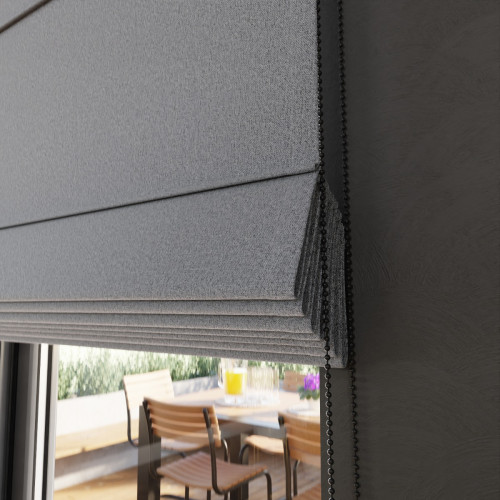 Roleta trudnopalna super blackout, wysokość 300 cm - szyta na wymiar