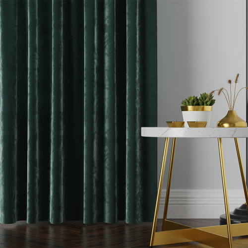 Zasłona welwetowa szmaragdowa na tunelu Velvi