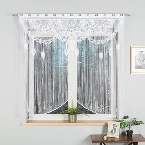 RANI Makrama żakardowa gotowa, szerokość 160 x wysokość 160cm