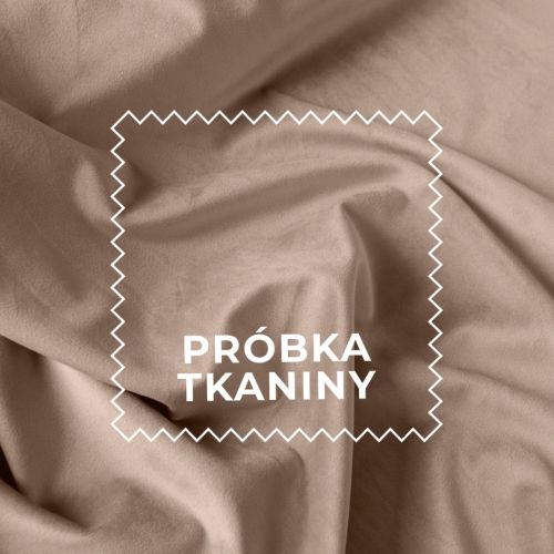 Próbka tkaniny VELVET kolor 009 kawa z mlekiem