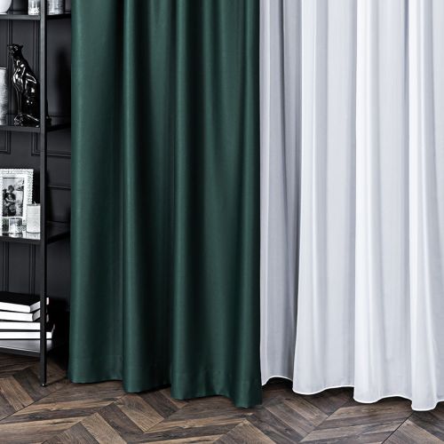 PREMIUM ALLURE Firanka z woalu na metry Voile, wysokość 300 cm, kolor biały