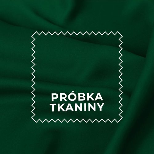 Próbka tkaniny Dona kolor butelkowa zieleń 