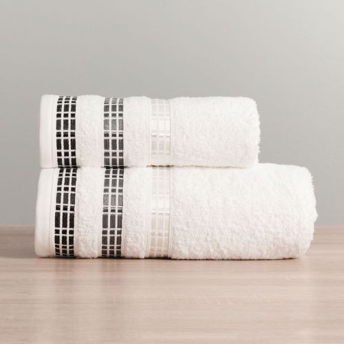 Biały ręcznik frotte Luxury