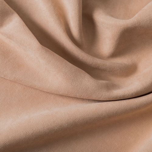 Welurowy materiał na zasłony w kolorze nude, wysokość 300 cm - sprzedawany na metry