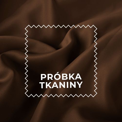 Próbka tkaniny zaciemniającej 85% TD0015 typu blackout, kolor 012 brązowy