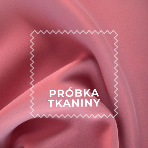 Próbka tkaniny DONA typu blackout kolor 014 różowy