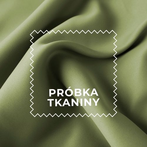 Próbka tkaniny zaciemniającej 85% TD0015 typu blackout, kolor 102 zielony