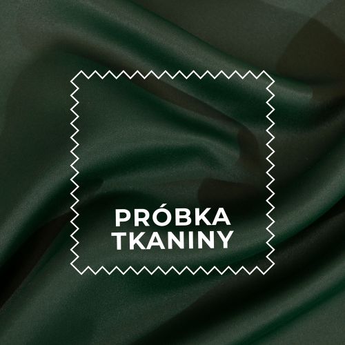 Próbka tkaniny DONA typu blackout kolor 223 zielony butelkowy