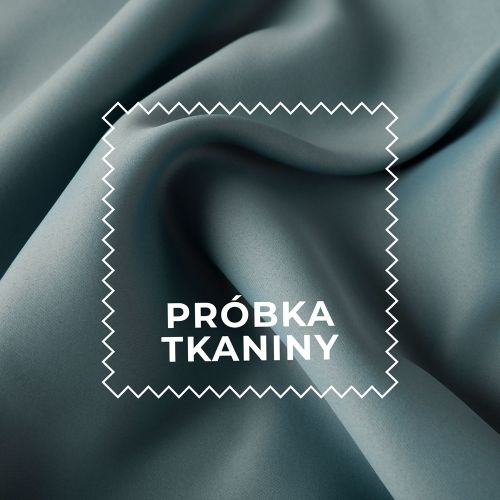 Próbka tkaniny DONA typu blackout kolor 227 szałwiowy zielony