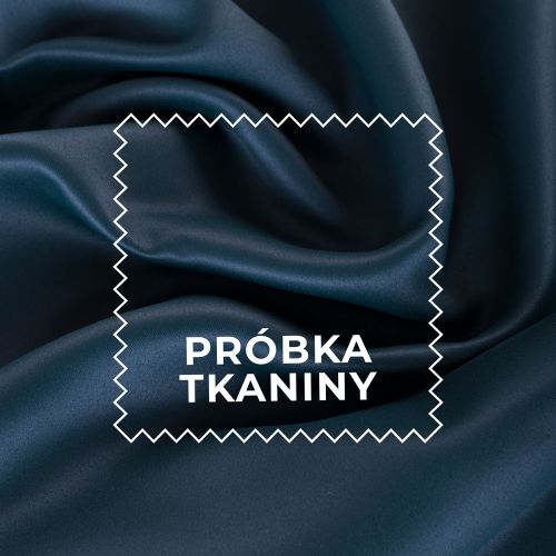 Próbka tkaniny DONA typu blackout kolor 229 granatowy