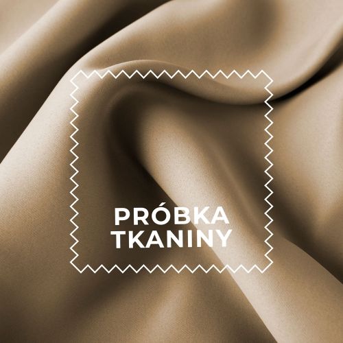 Próbka tkaniny DONA typu blackout kolor 377 ciemny ciepły beżowy