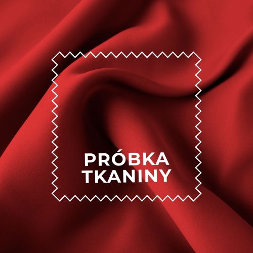 Próbka tkaniny zaciemniającej 85% TD0015 typu blackout, kolor 610 czerwony