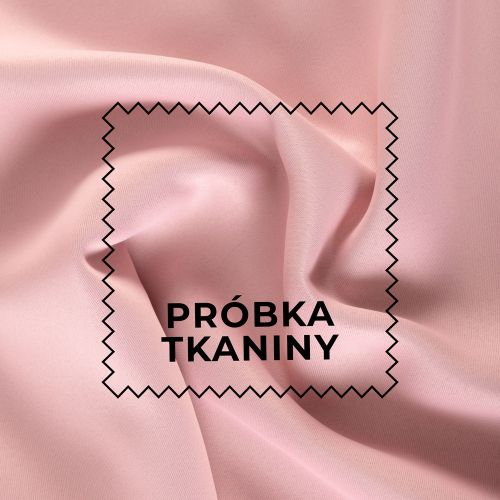 Próbka tkaniny zaciemniającej 85% TD0015 typu blackout, kolor 794 pastelowy różowy