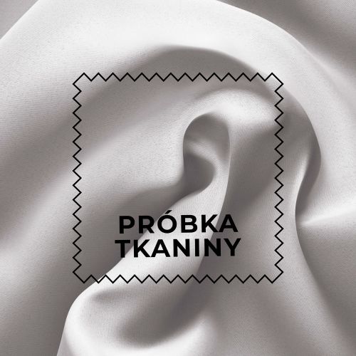 Próbka tkaniny DONA typu blackout kolor 801 pastelowy szary