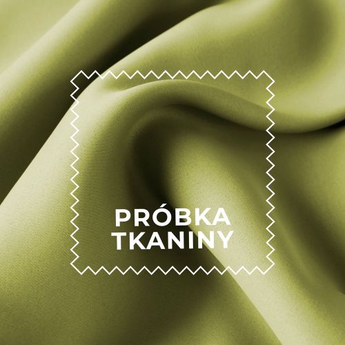 Próbka tkaniny zaciemniającej 85% TD0015 typu blackout, kolor 814 zielony limonkowy