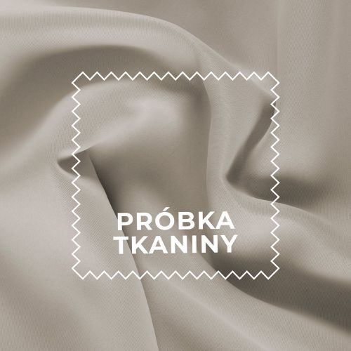 Próbka tkaniny DONA typu blackout kolor 820 chłodny jasny kremowy