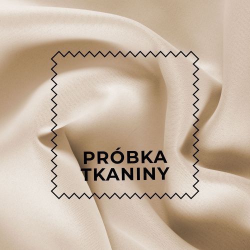 Próbka tkaniny zaciemniającej 85% TD0015 typu blackout, kolor 830 kremowy