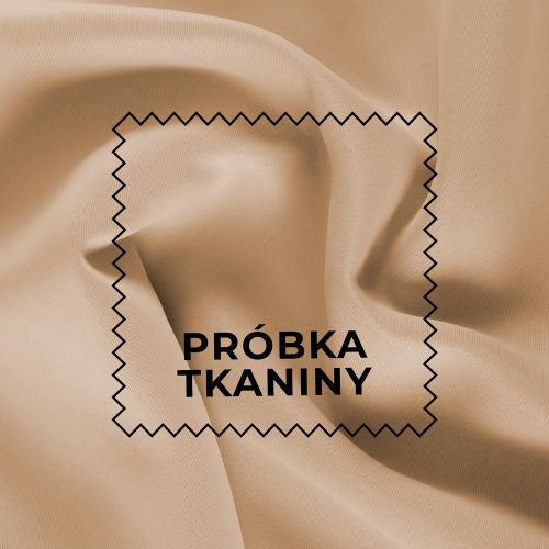 Próbka tkaniny DONA typu blackout kolor 838 jasny beżowy