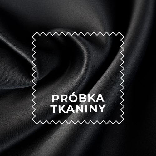 Próbka tkaniny zaciemniającej 85% TD0015 typu blackout, kolor 846 czarny