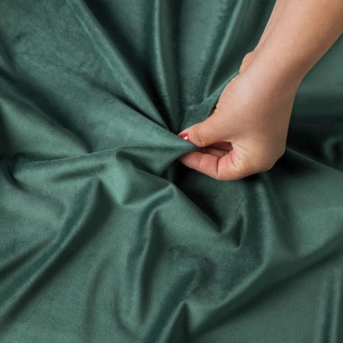Ekskluzywna tkanina zasłonowa Velvet, wysokość 300 cm, kolor szałwiowy - sprzedawana na metry