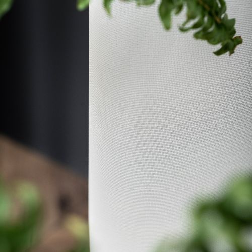 PREMIUM ALLURE Firanka na metry z ołowianką Irmina, wysokość 300 cm, kolor kremowy